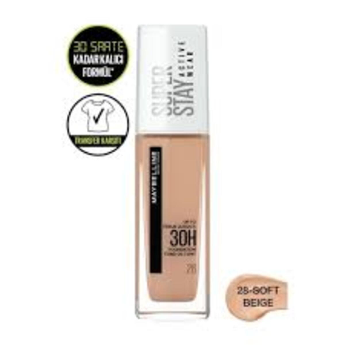 Maybelline Fondöten Superstay Active Wear 30H No:28