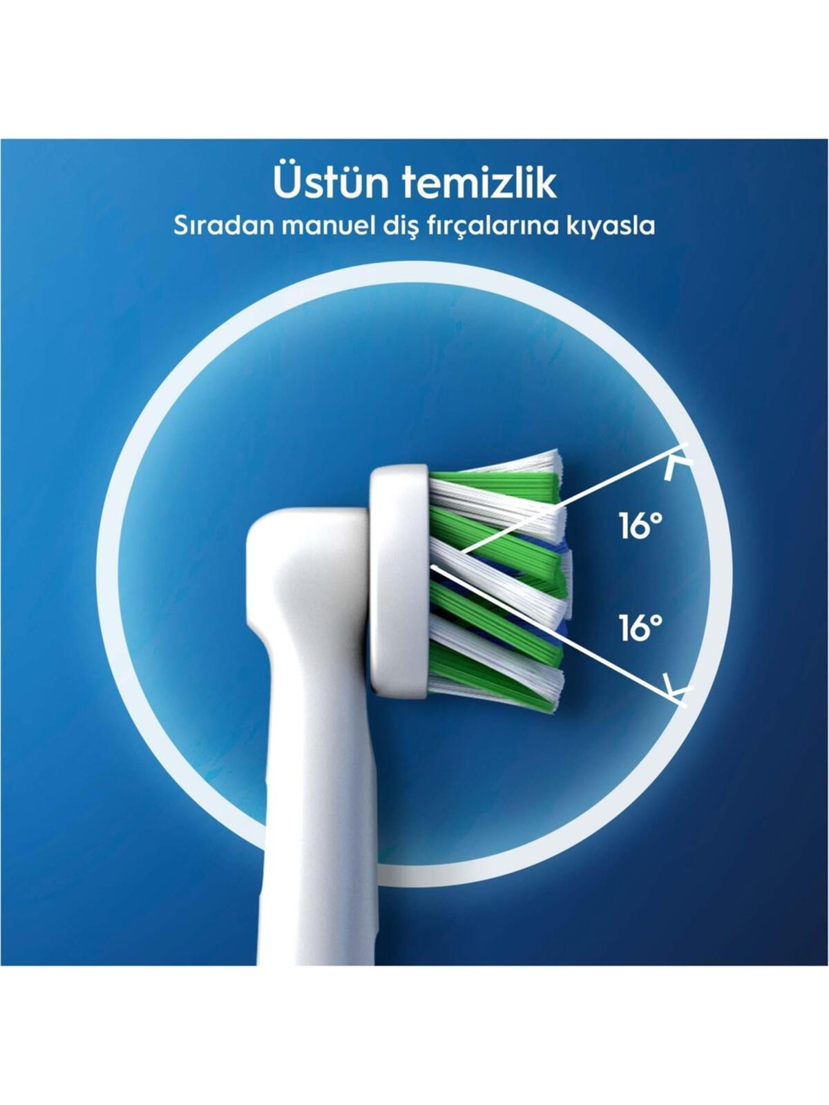 Oral-B Yedek Başlık 6Lı Cross Aciton EB50RX Beyaz