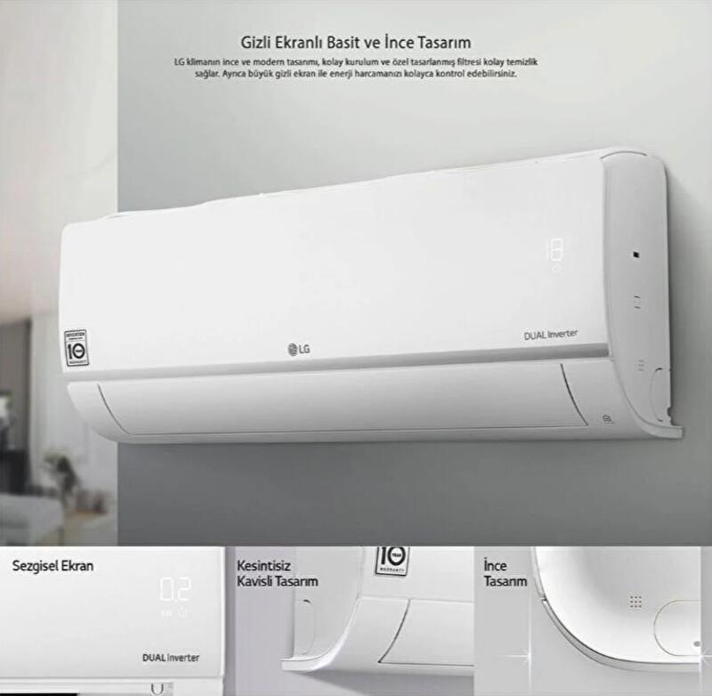 Lg Klima Dual Plus S3NM12JA2FA 12000Btu