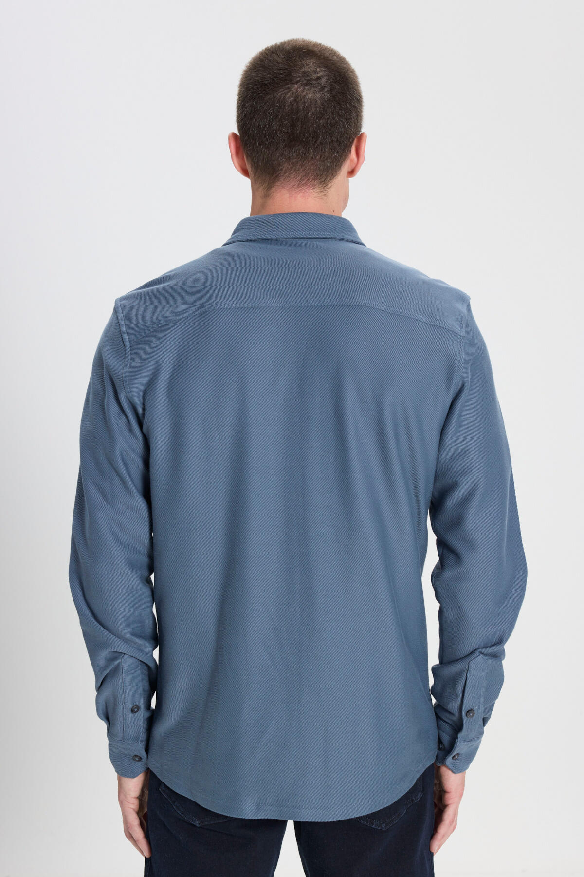 Wrangler Gömlek Uzun Kol W242585315 İndigo