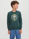 Jack&Jones Junior Sweatshirt 12247870 Koyu Yeşil