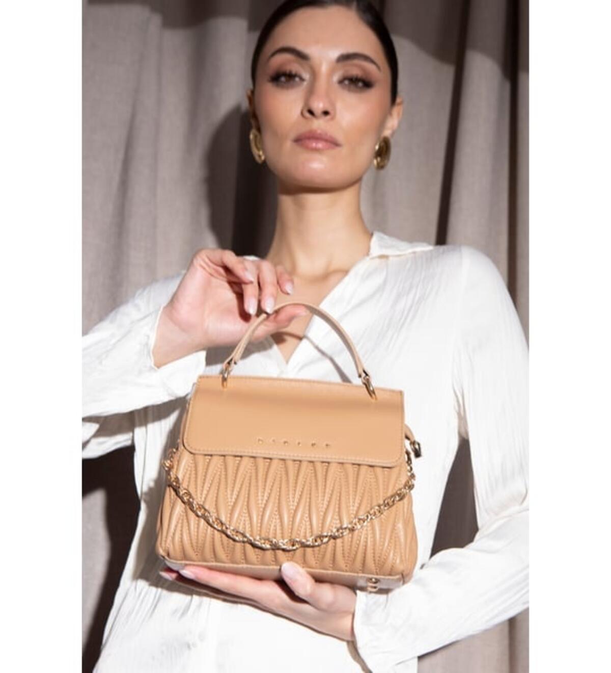 Sisley Kadın El Çantası SLY_180 Camel