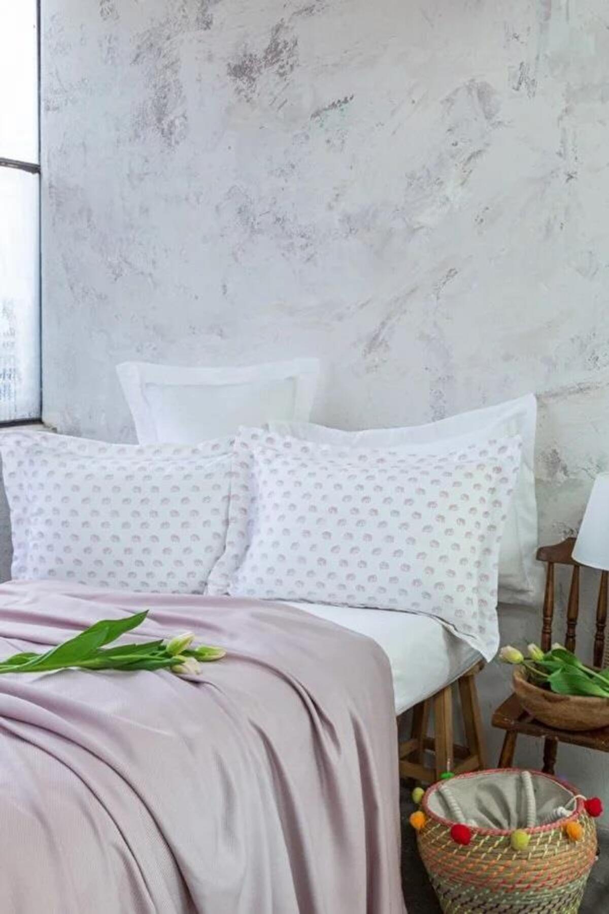 Apricitas Home Bambu Pike Takımı Çift Kişilik Oliver Lila