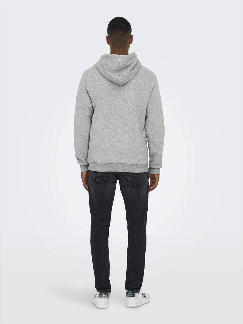 Only&Sons Sweatshirt 22018685 Gri
