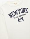 Koton Sweatshirt Erkek Çocuk 6WKB10111TK Ekru