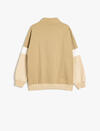 Koton Sweatshirt Erkek Çocuk 5WKB10228TK Deve Tüyü