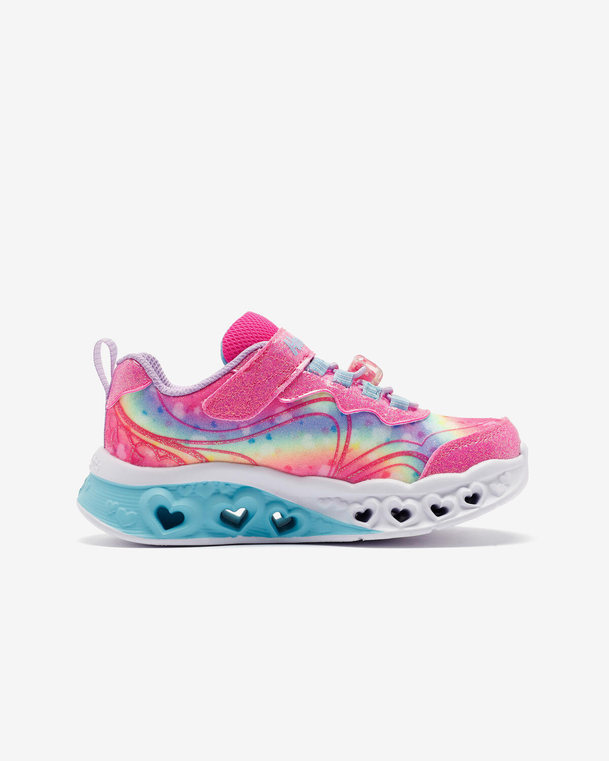 Skechers Flutter Heart Lights-Groovy Swirl Tqhp 303253 Pembe