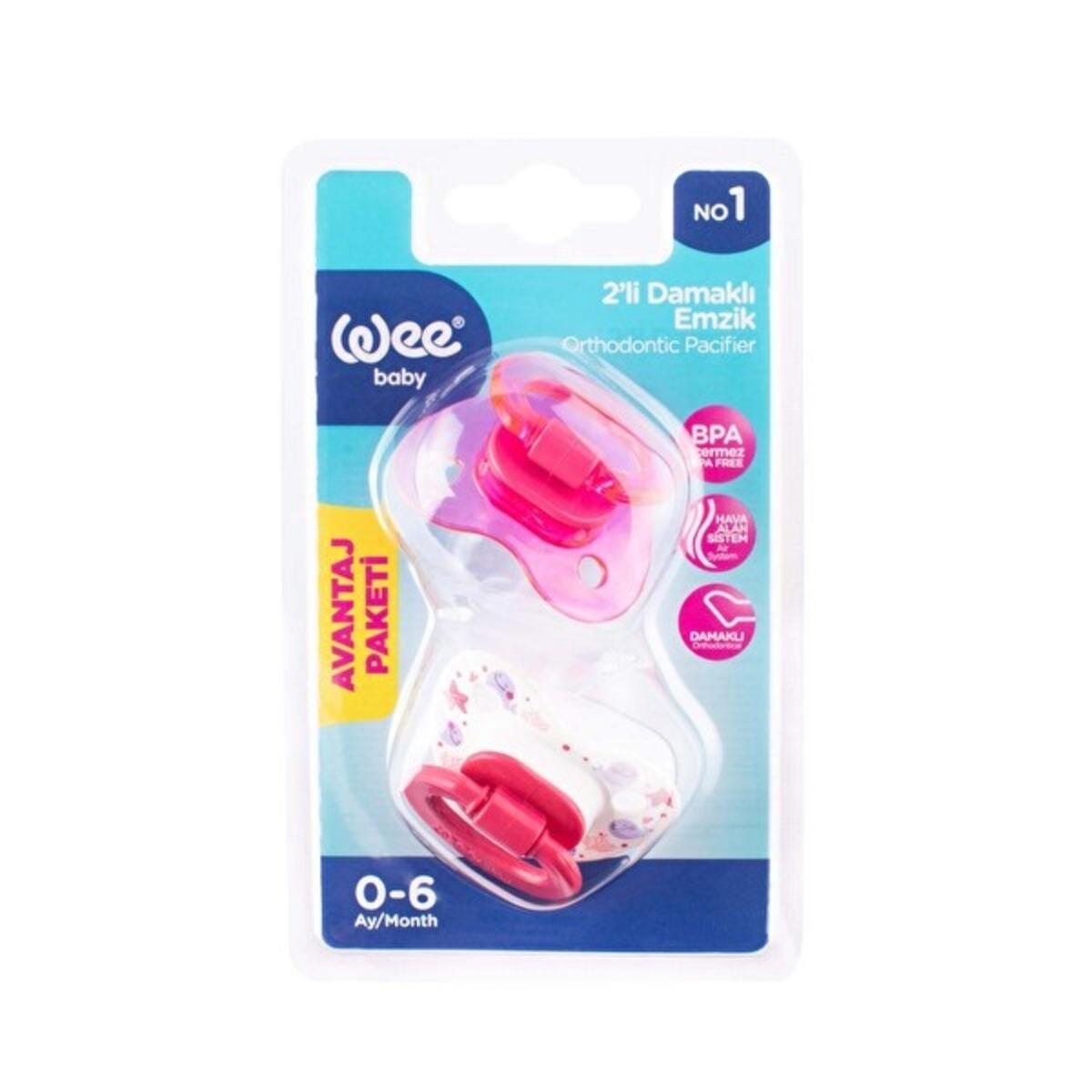 Wee Baby Emzik Damaklı 2Li No:1 RB437