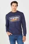 Wrangler Sweatshirt W646H1114 Lacivert