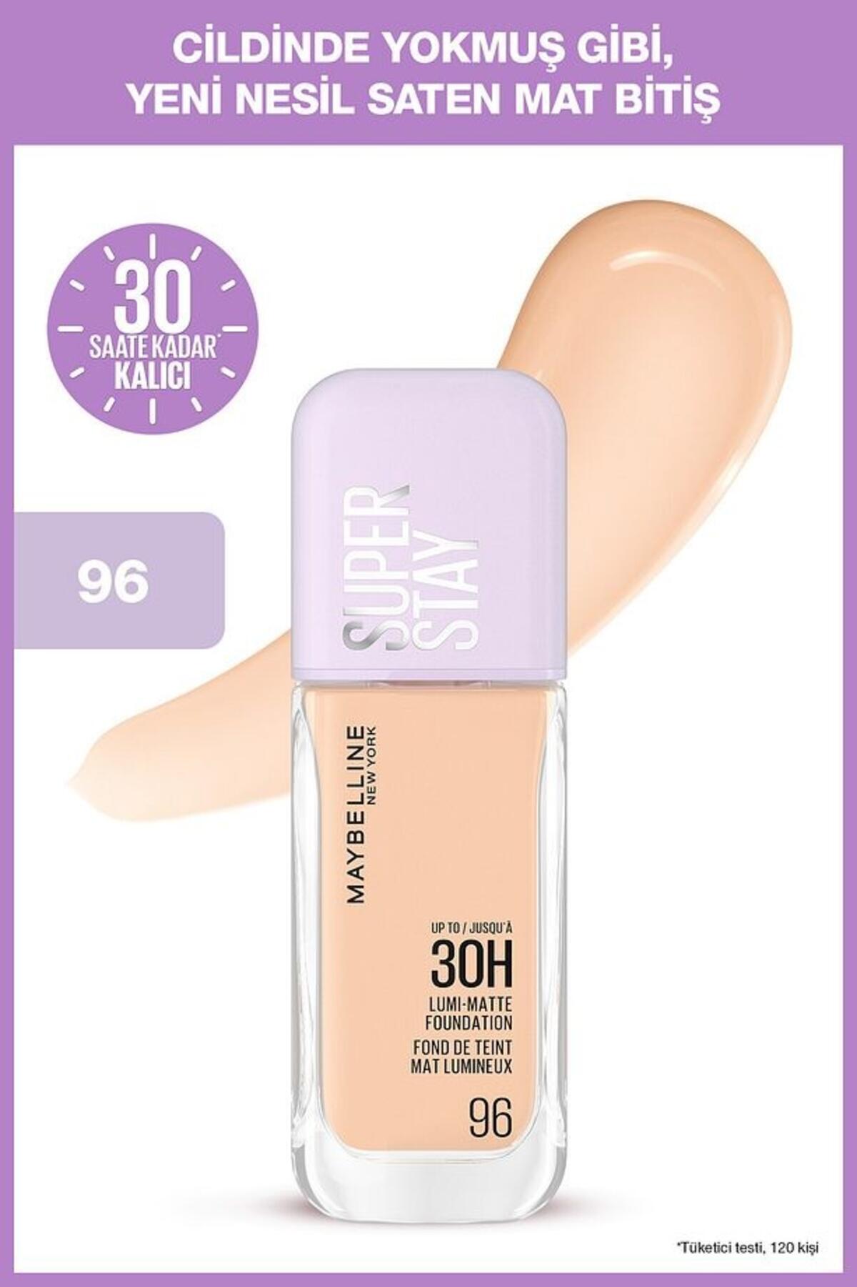Maybelline Fondöten Lumi Matte No:96