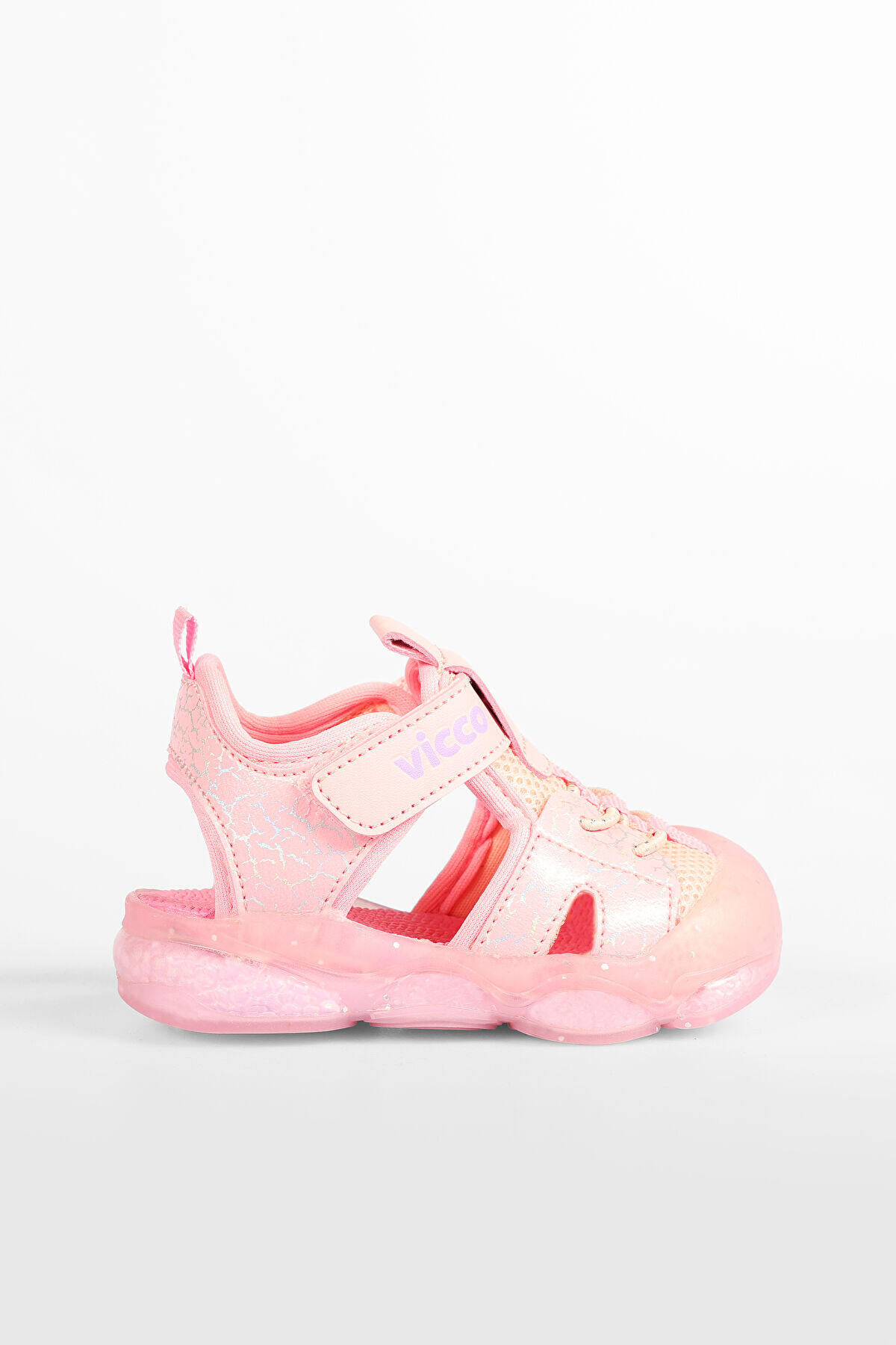 Vicco Kız Bebe İlk Adım Sandalet Monrovia 321.E24Y.211 Pembe