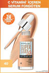Maybelline Fondöten Superstay 24H Skin Tint No:40