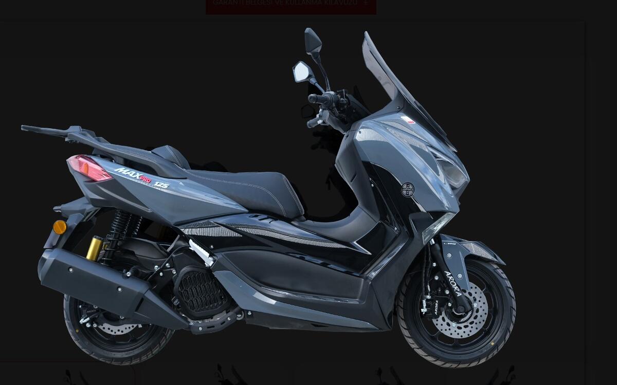 Arora Motosiklet Max Pro Gri