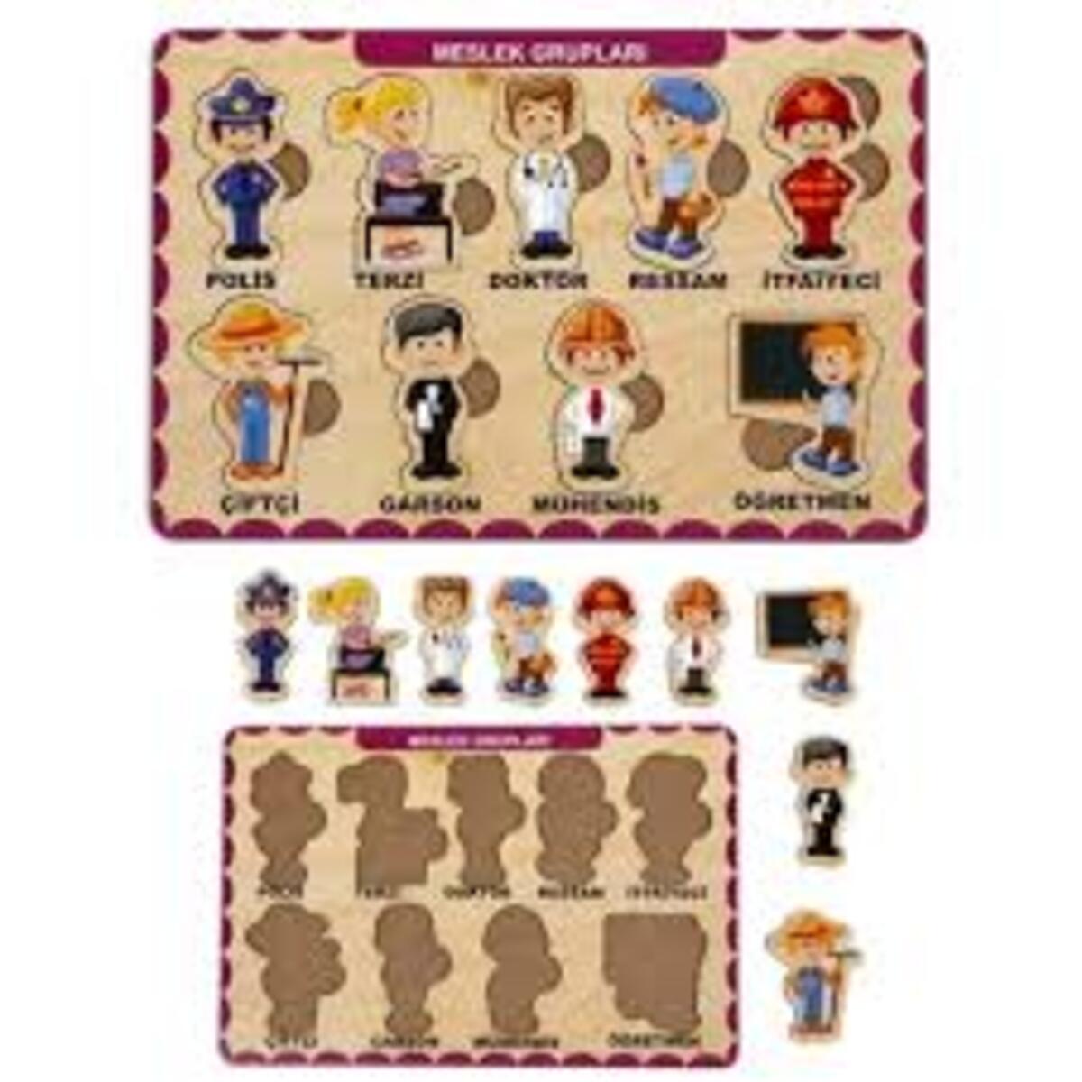 Ca Games Bul-Tak Ahşap Meslek Grupları CAAHS-3203