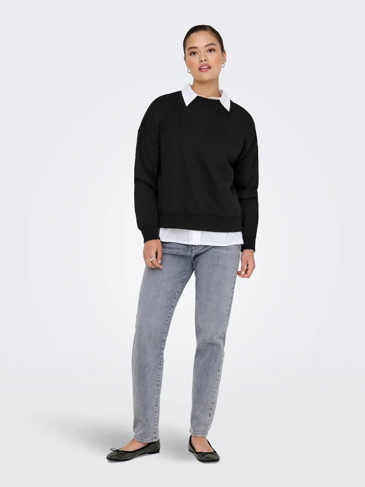 Only Sweatshirt 15346570 Siyah