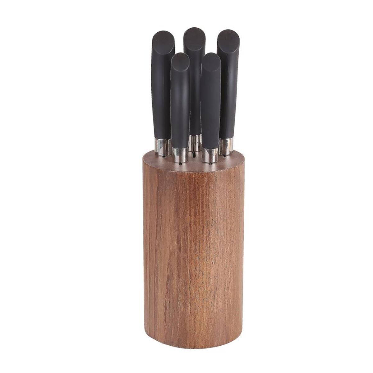Arow Bıçak Seti Ahşap Standlı 6 Lı Victor Dc.Tr-4515