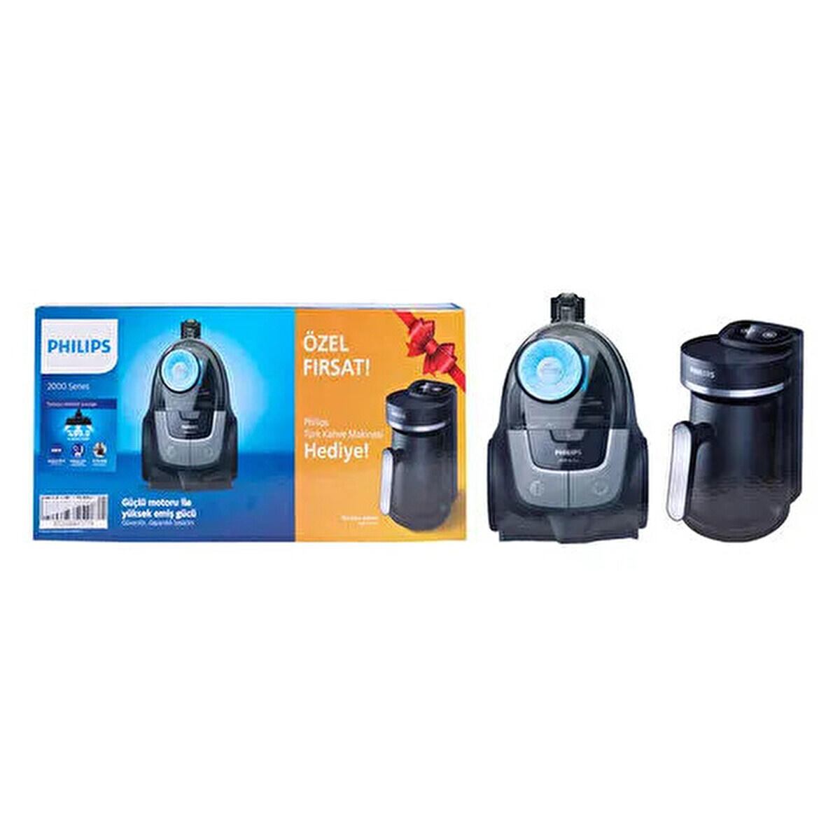 Philips Elektrikli Süpürge Xb2142/10+ Hda150/61