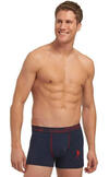 U.S Polo Assn. Erkek Boxer 3Lü 80178 Gri Melanj-Lacivert-Baskılı