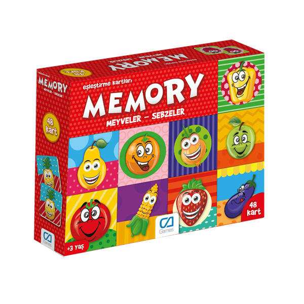 Ca Games Memory Meyveler-Sebzeler CA-5040