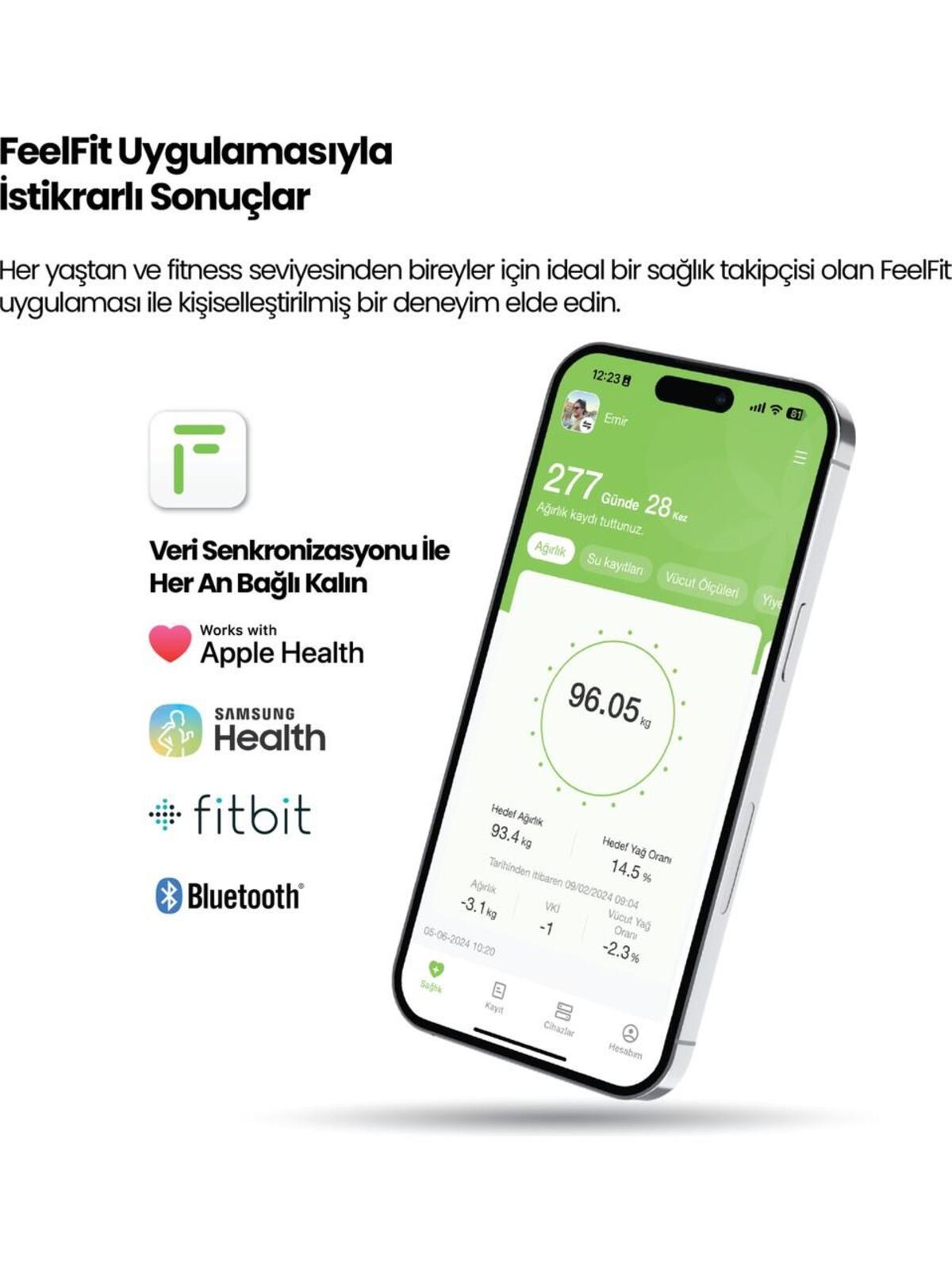 Relux Akıllı Vücut Analiz Tartısı Rbs2000