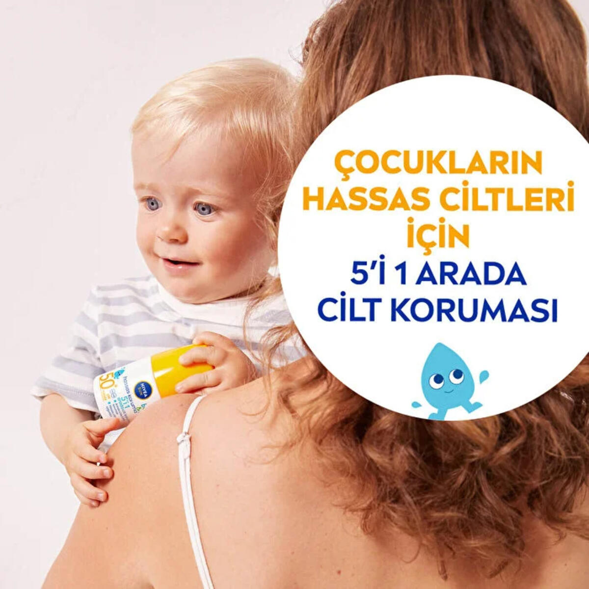 Nivea Sun Kids Roll-on Hassas Koruma Güneş Koruyucu SPF50 50Ml