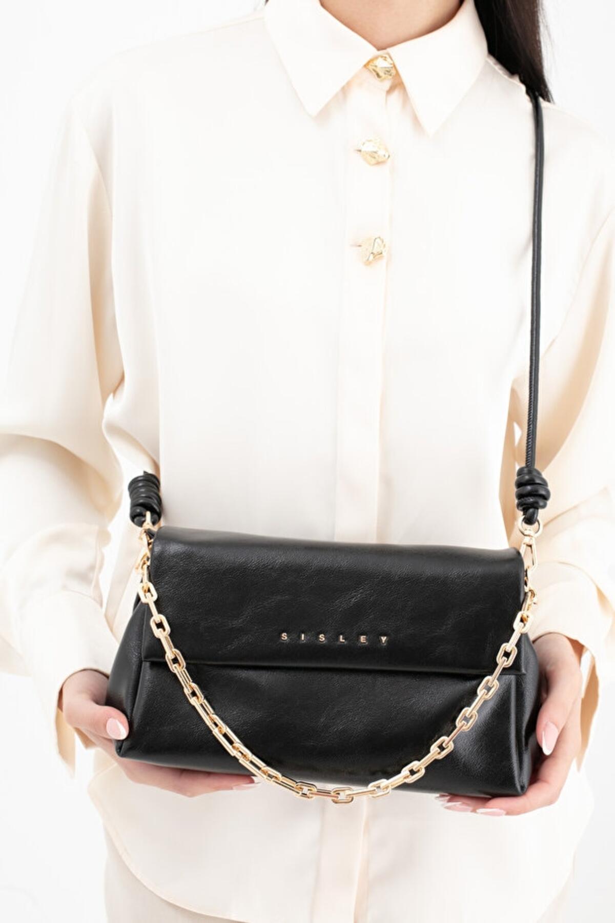 Sisley Kadın Kol Çantası SLY_234 Siyah Sisley Kadın Kol Çantası SLY_234 Siyah