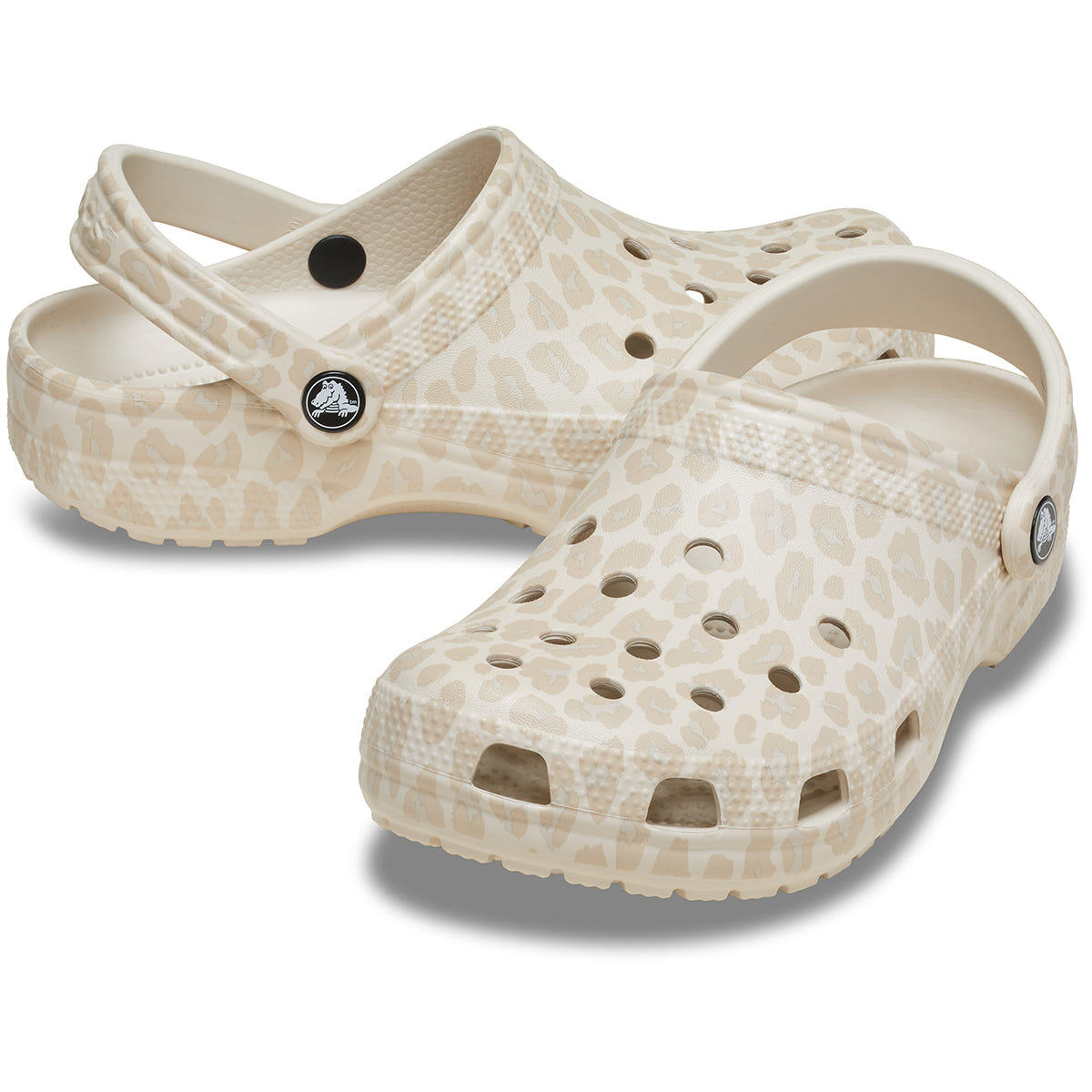 Crocs Classic Animal Clog 211800_0RH Almond Tint/Leopard