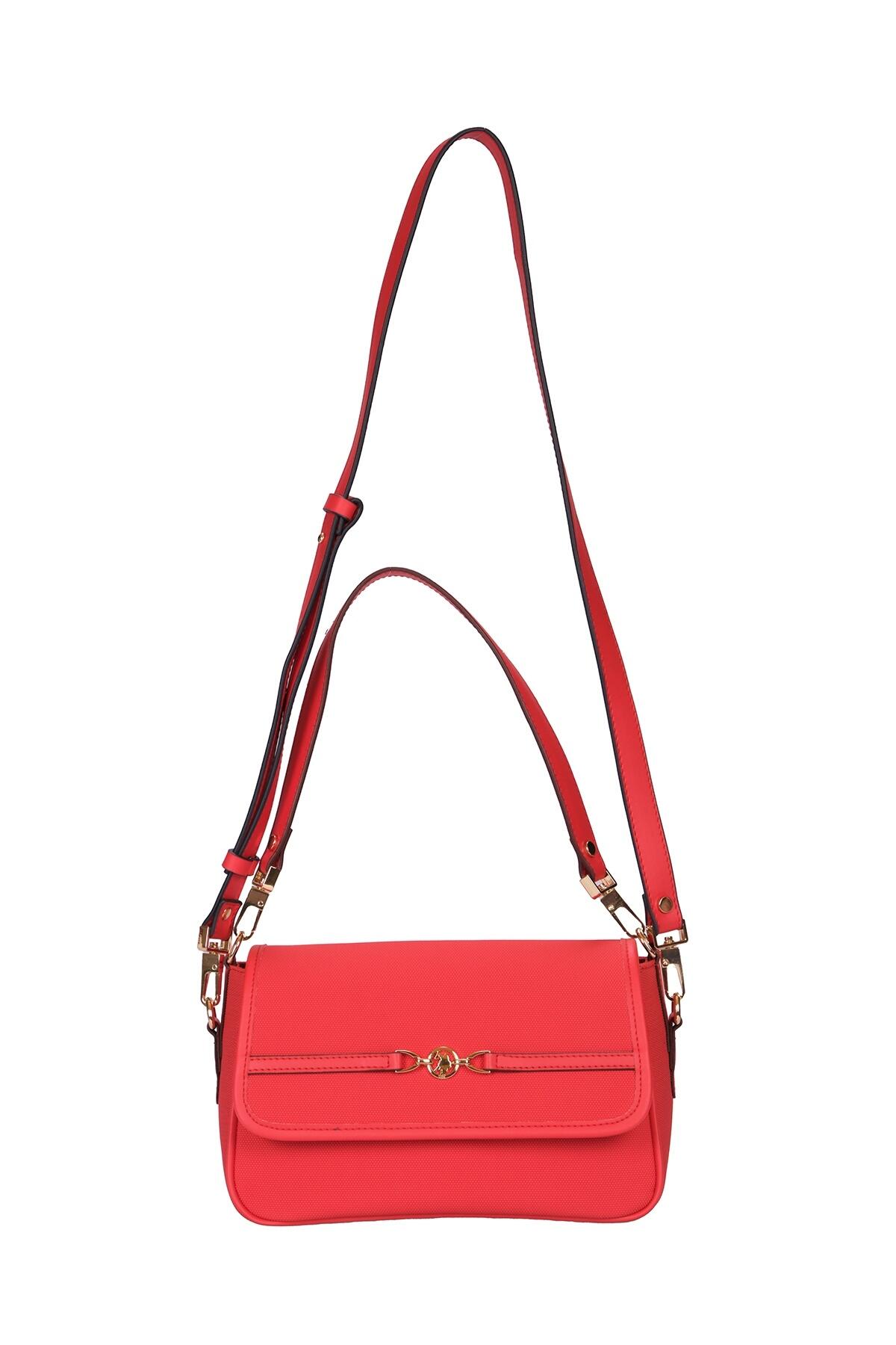 U.S. Polo Assn. Omuz Çanta US25241 A.Kırmızı