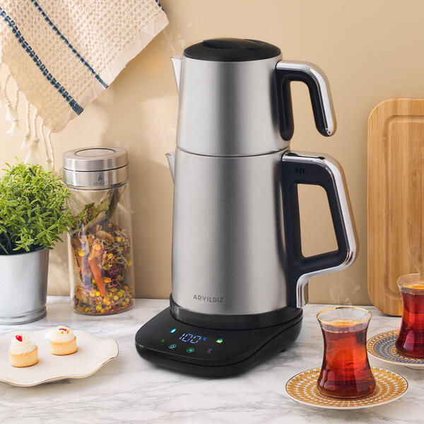 Aryıldız Çay Makinesi Vısıon Steel Mat Siyah 153AR278574