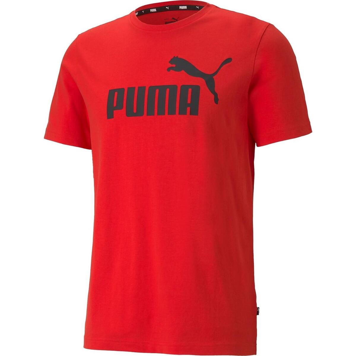 Puma Tee Ess Logo 586666_11 Kırmızı