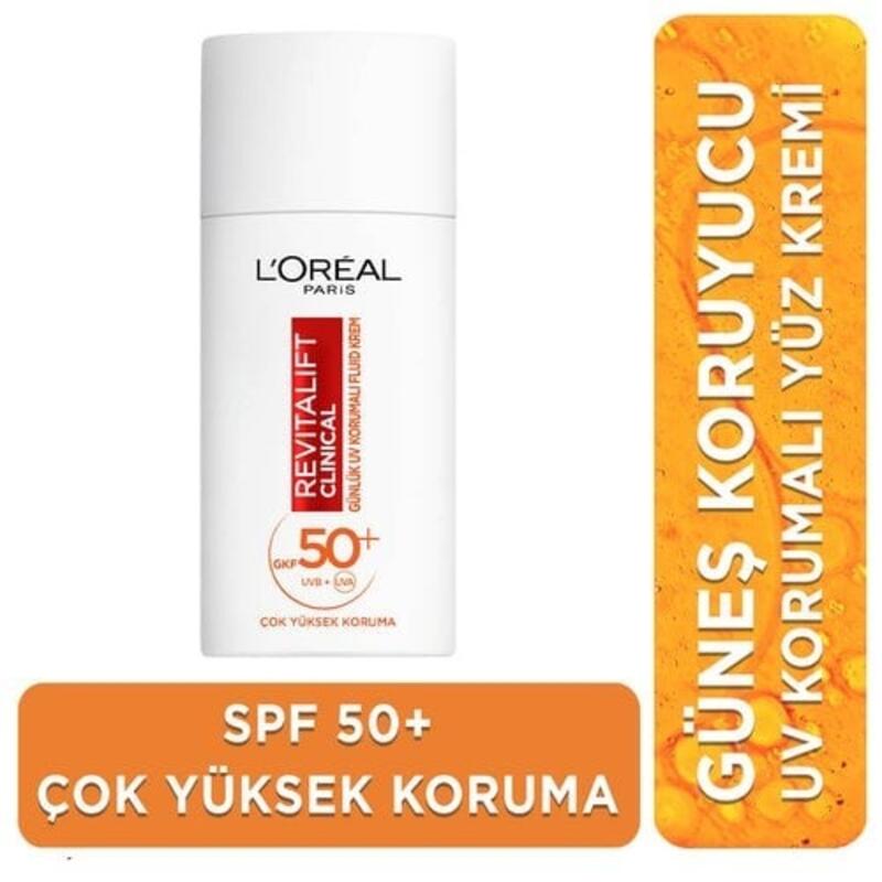 Loreal Paris Yüz Kremi Revitalift Clinical Spf 50+