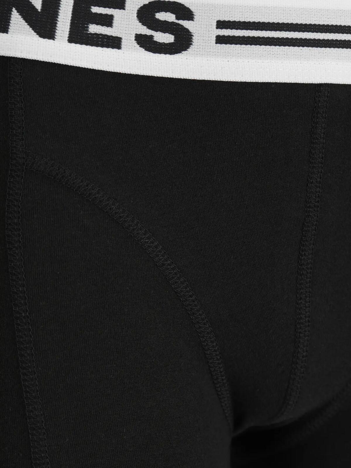 Jack&Jones Junior Erkek Çocuk Boxer 3Lü 12149293 Siyah