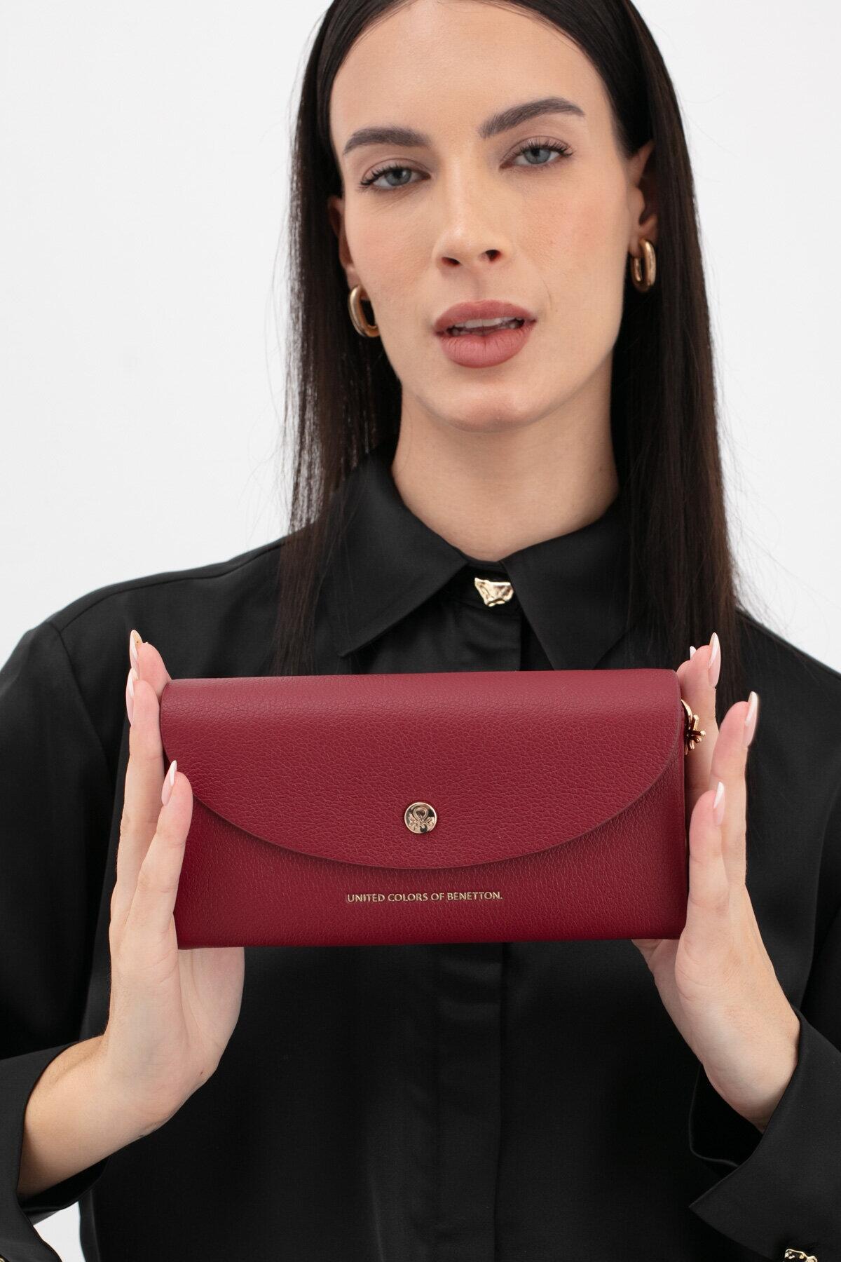 United Colors Of Benetton Kadın Cüzdan BNT_1633 Bordo