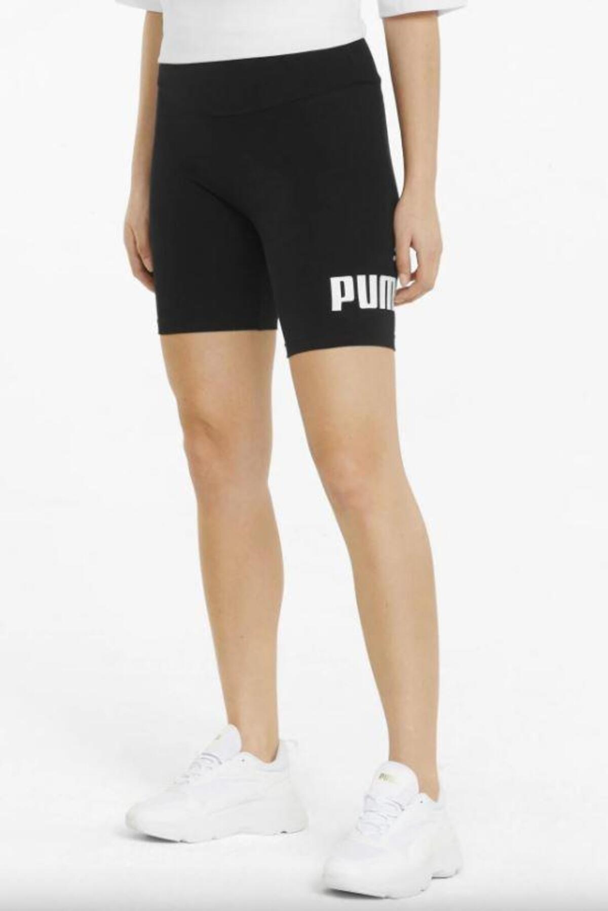 Puma Ess Logo Short Leggings 848347_01 Siyah