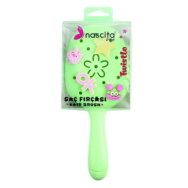 Nascita Saç Fırçası Twistlo Yeşil NASFPRO00059GR