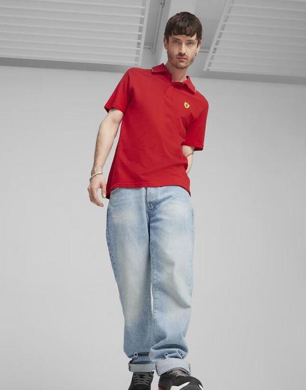 Puma Ferrari Race Polo 623801_02 Kırmızı
