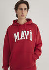 Mavi Sweatshirt M067149-86417 Kırmızı