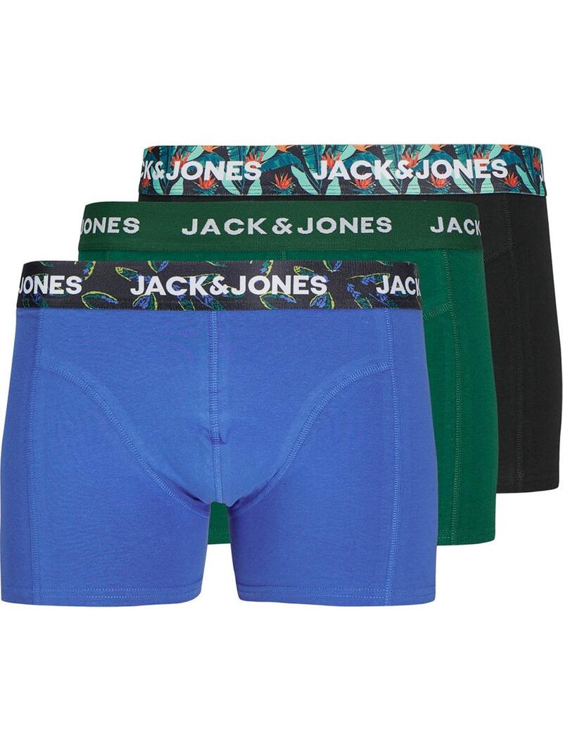 Jack&Jones Boxer 3Lü 12272129 Siyah