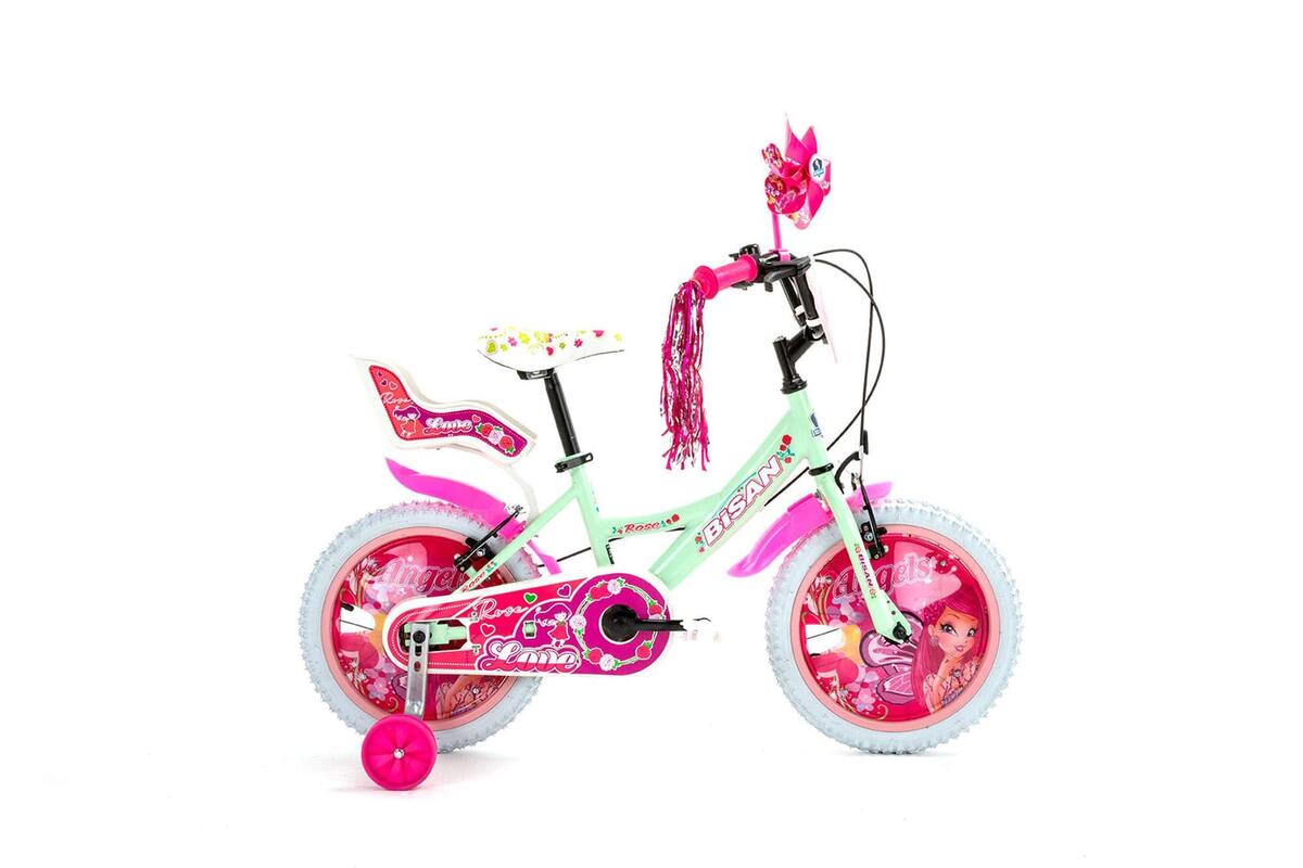 Bisan Bisiklet Rose (16") Mint Yeşil-Pembe
