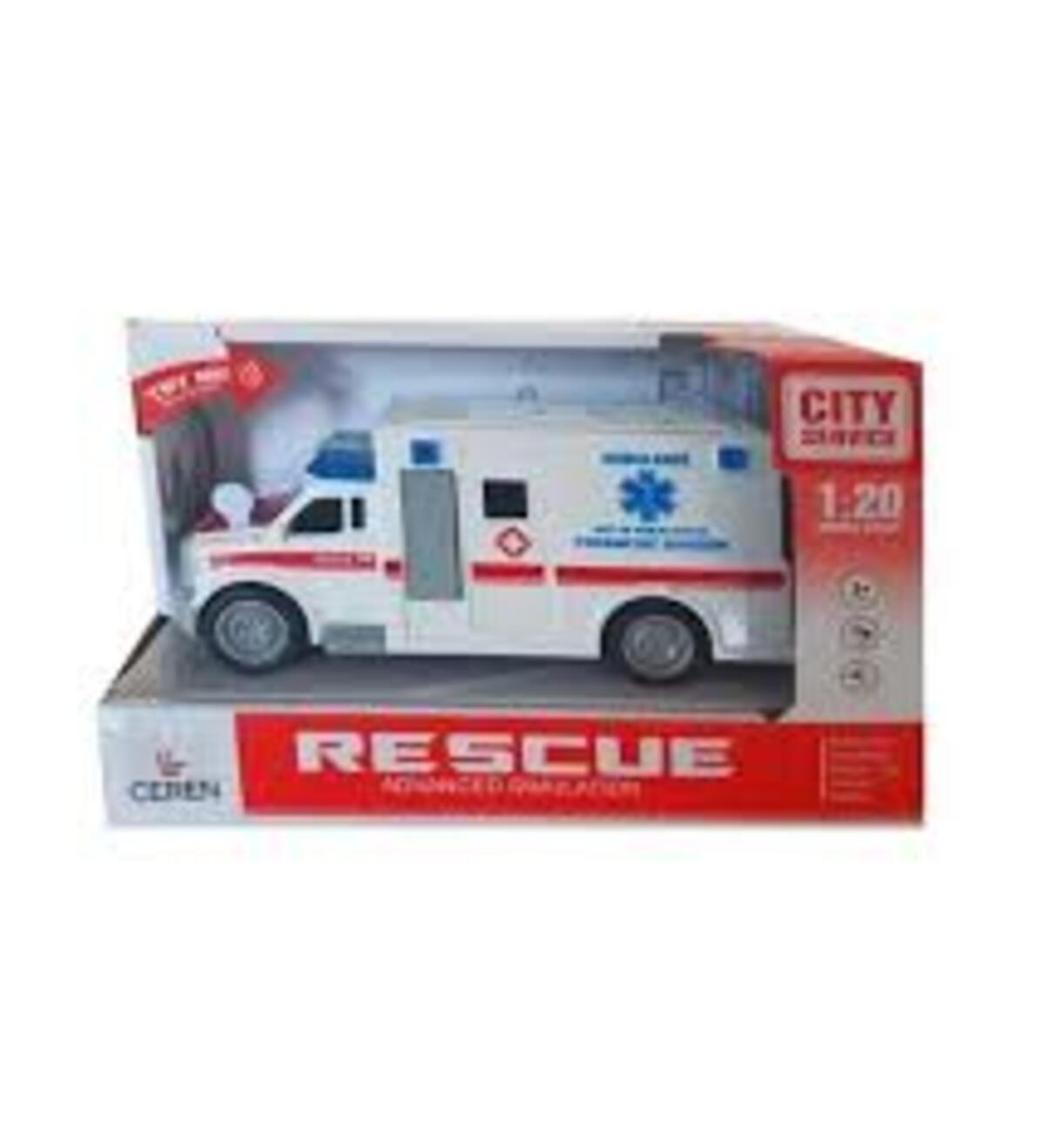 Ceren Toy Ambulans Işıklı Ve Sesli CTOY-JS126