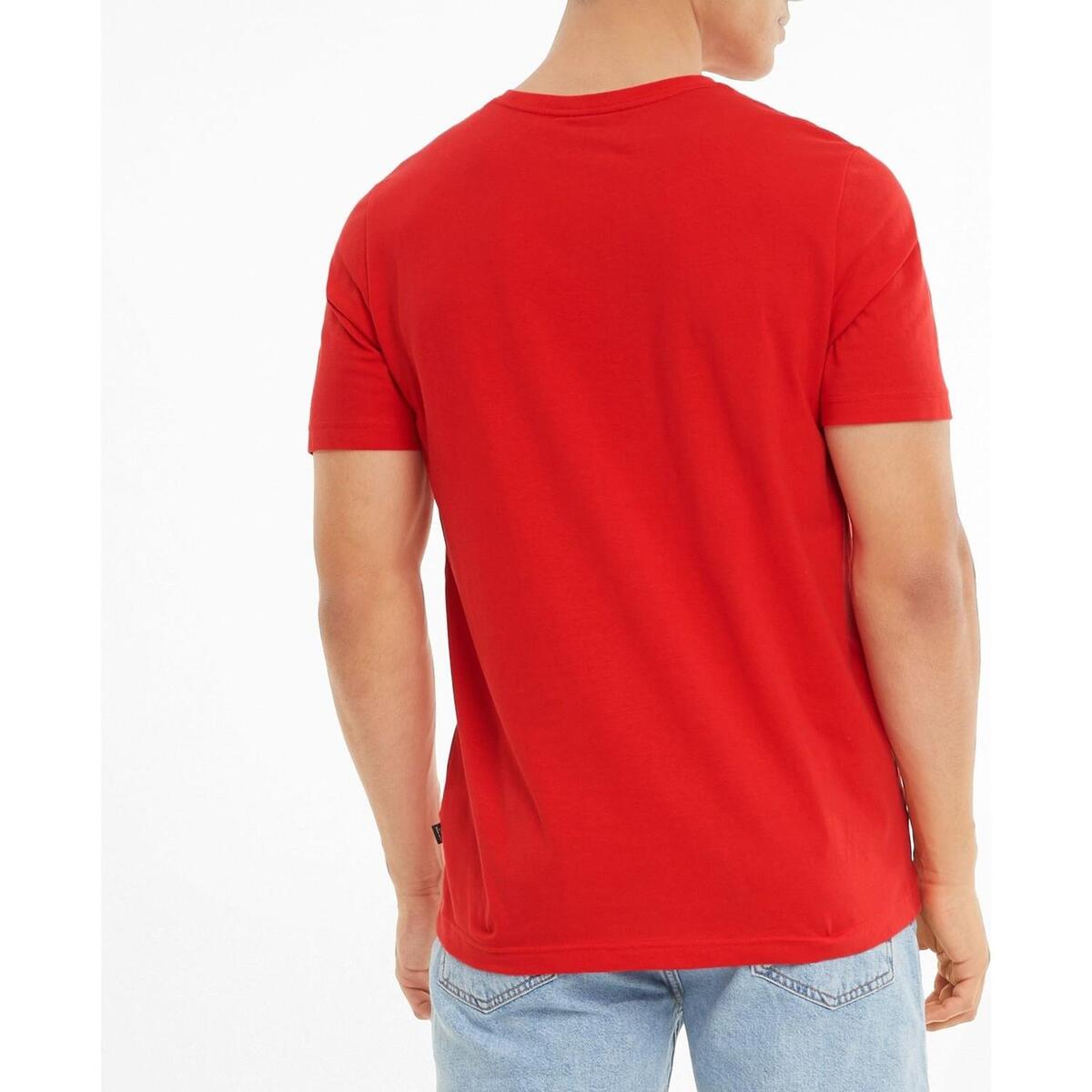 Puma Tee Ess Logo 586666_11 Kırmızı