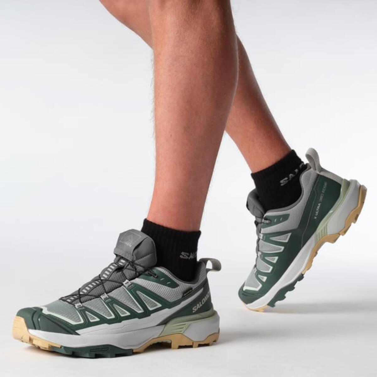 Salomon X Ultra 360 Edge Gore-Tex L47816700 Gri/Yeşil/Adaçayı
