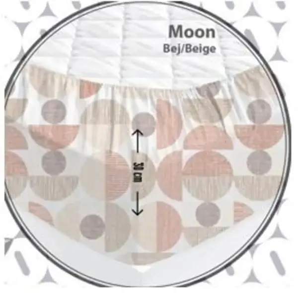 Özdilek Çarşaf Tek Kişilik Fitted Moon Bej