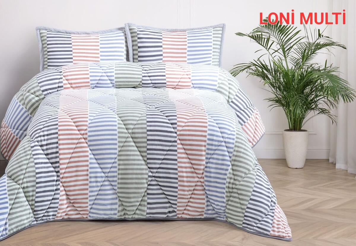 Merinos Yorgan Comforter Set Tk Loni Multi