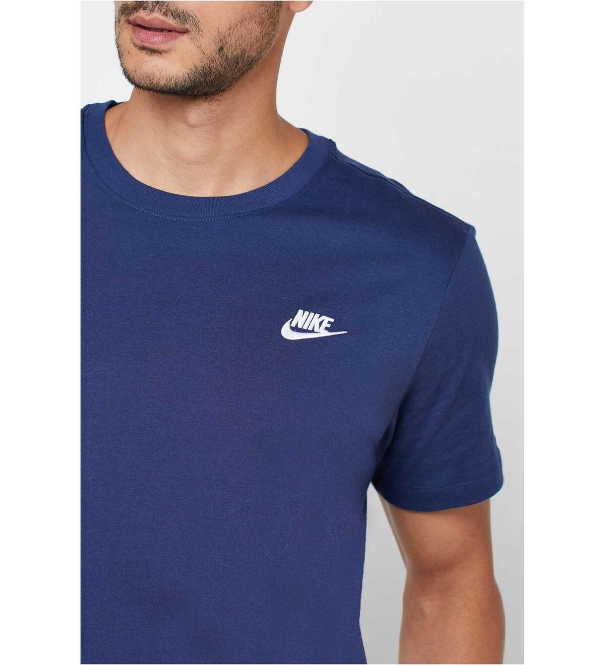 Nike Sportswear Club T-Shirt AR4997-410 Lacivert