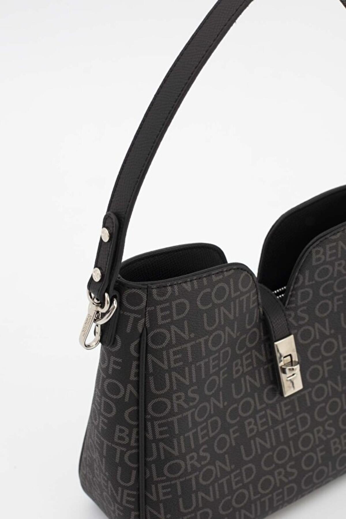 United Colors Of Benetton Kadın Kol Çantası BNT_1697 Siyah