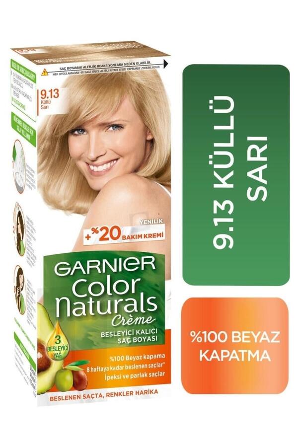Garnier Saç Boyası Color Naturals No:9.13 Küllü Sarı