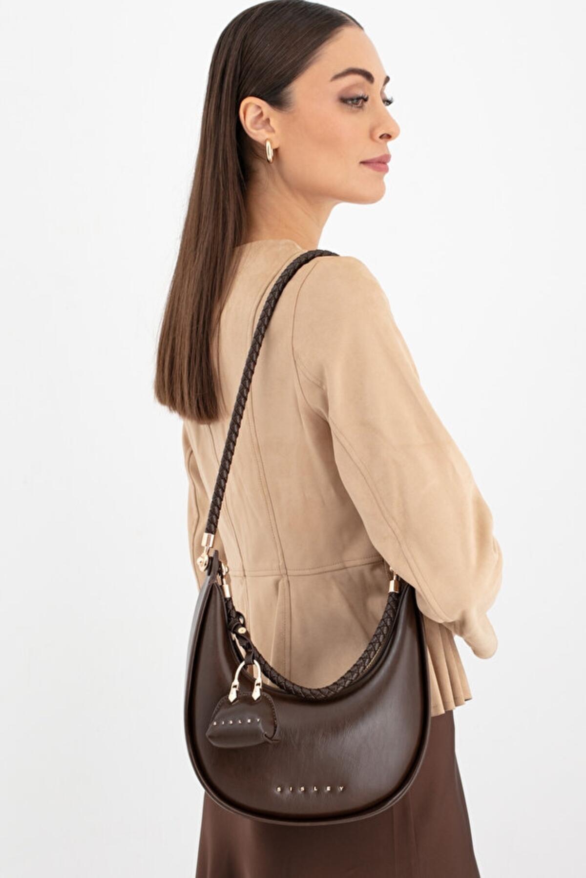 Sisley Kadın Kol Çantası SLY_294 Kahve