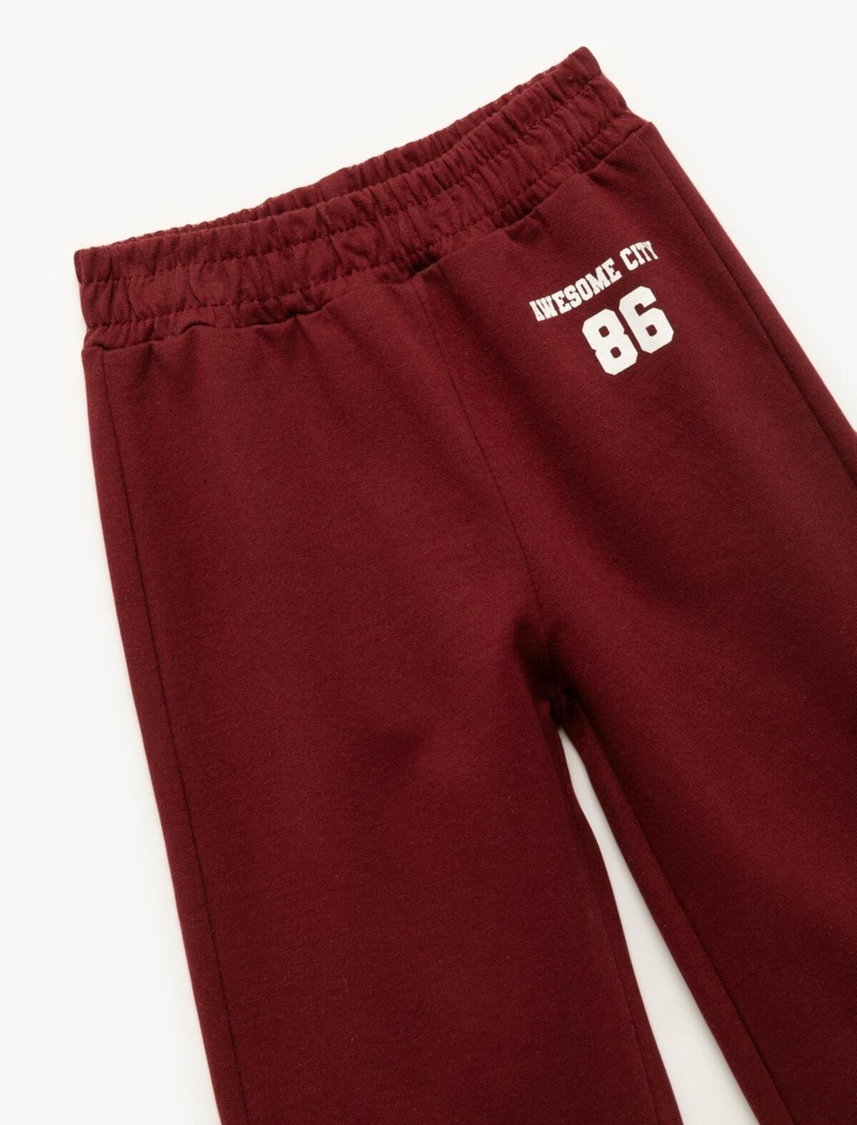 Koton Eşofman Altı Kız Bebek 6WMG40071AK Bordo