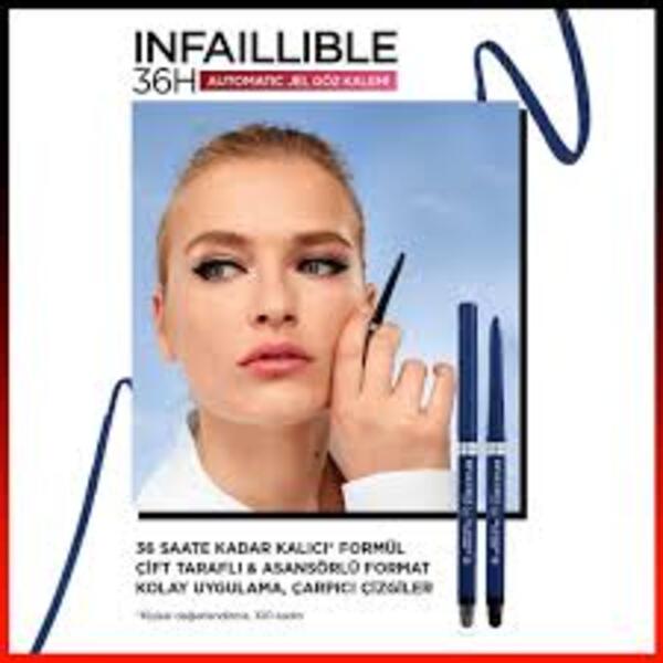 Loreal Paris Eyeliner İnfaillible Gel Auto No:260 Blue Jers.